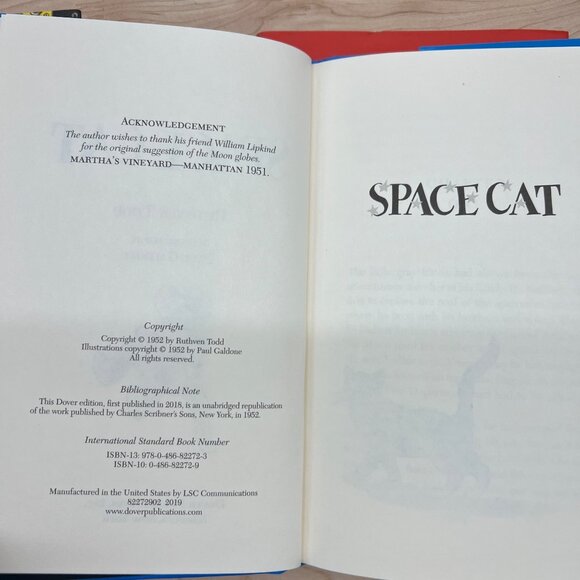 Space Cat 4-Book Hardcover Series By Ruthven Todd Illustrated By Paul Galdone - Picture 9 of 16
